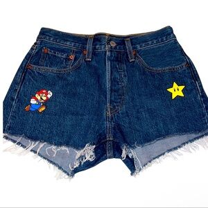 SUPER MARIO BROTHERS LEVIES 501 CUTOFFS